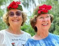 Ellie y Sandy en Tanzania.