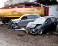 Según información preliminar proporcionada por la Oficina de Investigación de Accidentes de Tránsito (OIAT), el tanquero tuvo fallas en su sistema de frenos.
