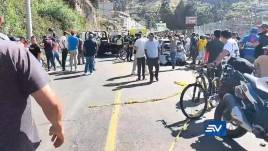 La zona en donde ocurrió el siniestro de tránsito.