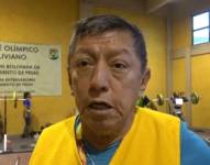 Julio César Sambonino, entrenador ecuatoriano que falleció en Bolivia.
