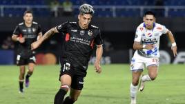 Fernando Cornejo en un partido con Palestino