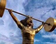 Monumento a Neisi Dajomes en el cantón Mera, perteneciente a la provincia de Pastaza.