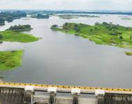 Hasta octubre, la represa Daule - Peripa debe alcanzar su nivel más bajo de agua, como parte del plan que las autoridades de la Corporación Eléctrica del Ecuador (CELEC). Foto: Archivo