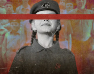 Serhiy, un estudiante de 12 años, le contó a la BBC que se negó a unirse a Yunarmiya y que, como consecuencia de ello, fue castigado, entre otras cosas, con calificaciones más bajas.