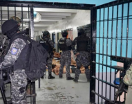 Imagen de archivo de una intervención en la Penitenciaría del Litoral.