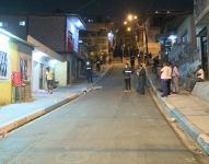 Dos hombres fueron acribillados afuera de una vivienda en el sector de Juan Montalvo.