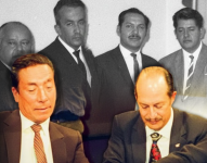 Ecuavisa fue el primer canal en transmitir en vivo el Mundial de Cuarenta en el año 1993. Los ganadores de ese año fueron Francisco Jarrín y Fabián Quilca.