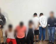 Tres adultos y dos menores de edad fueron capturados por un doble asesinato en Santo Domingo