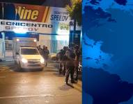 Agentes de Criminalística y Dinased acudieron al sitio para recoger el cuerpo.