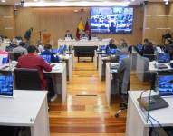 Una sesión del Concejo Metropolitano de Quito.