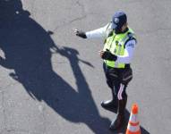 Agente civil de tránsito Quito.