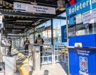 Boletería de una estación del Trolebús.