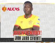 Aucas anuncia a Jhon Jairo Cifuentes como su nuevo delantero