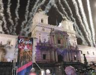 Las Fiestas de Quito 2022 arrancaron con el pregón en la Iglesia de San Francisco.
