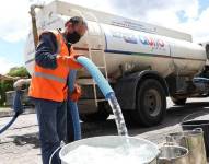 Imagen referencial a desabastecimiento de agua en barrios de Quito.