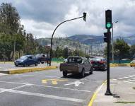 Semáforos en Quito.