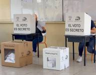 Simulacro de votación.