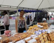 Muestra de una feria en Quito.