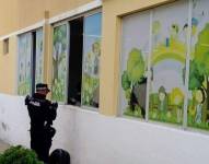 El centro aparentaba ser un jardín de infantes para evitar controles.