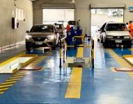Uno de los centros de revisión técnica vehicular en Quito.