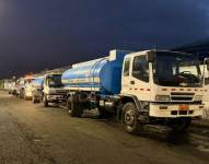 Tanqueros que llevarán agua a las parroquias