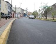 La avenida Maldonado, a la altura de la Recoleta en el Centro Histórico, fue rehabilitada por la Epmmop.