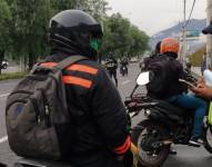 Imagen referencial de control de tránsito vehicular en Quito.