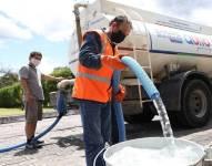 Imagen referencial a desabastecimiento de agua en barrios de Quito.