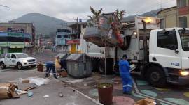 Imagen referencial de recolección de basura.
