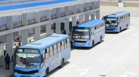 La estación multimodal del sistema de transporte en Quito.