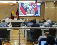 La sesión del Concejo Metropolitano de Quito.