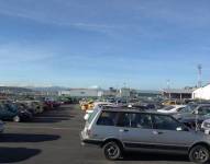 Un centro de retención vehicular en Quito.