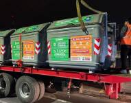 Los nuevos contenedores reemplazan a los que ya cumplieron su vida útil.