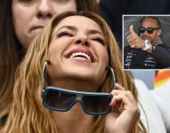 Shakira, la artista más mediática de los últimos meses a quien se la está vinculando sentimentalmente con el piloto de la Fórmula 1, Lewis Hamilton.