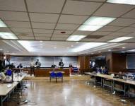 Audiencia de procedimiento abreviado en la Corte Nacional de Justicia este 26 de agosto.