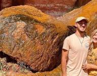 Brian Laundrie junto a Gabby Petito.