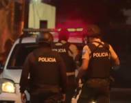 Imagen de la Policía Nacional en una escena de crimen en Guayaquil. Foto de archivo.