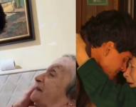 Reencuentro con su abuela
