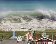 Imagen referencial de un tsunami.
