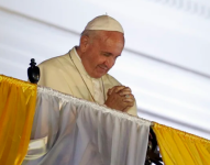 El Papa Francisco durante su visita a Ecuador en 2015.