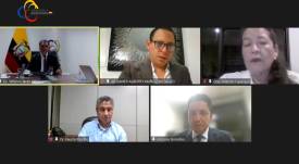 Sesión extraordinaria del Pleno de la Judicatura en la que se determinó la destitución de la funcionaria.