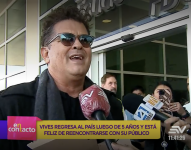 Carlos Vives regresó al país luego de 5 años