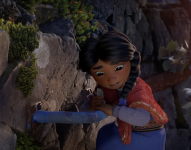 Captura de pantalla del cortometraje cuencano 'Picchu'.