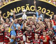 Flamengo celebró el título de Copa Libertadores en Guayaquil.