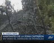Derramamiento de petróleo en el Napo