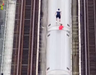 Menores en un tren en Nueva York