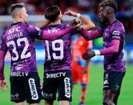 IDV celebrando uno de los goles.