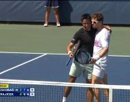 Gonzalo Escobar y Gonzalo Escobar, celebrando su triunfo.