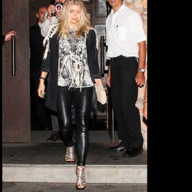 ¡La moda de Fergie embarazada!