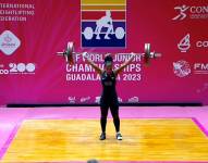 La ecuatoriana Jessica Palacios en el Campeonato Mundial Juvenil en México